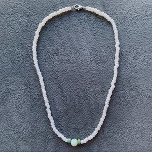 Beaded choker necklace